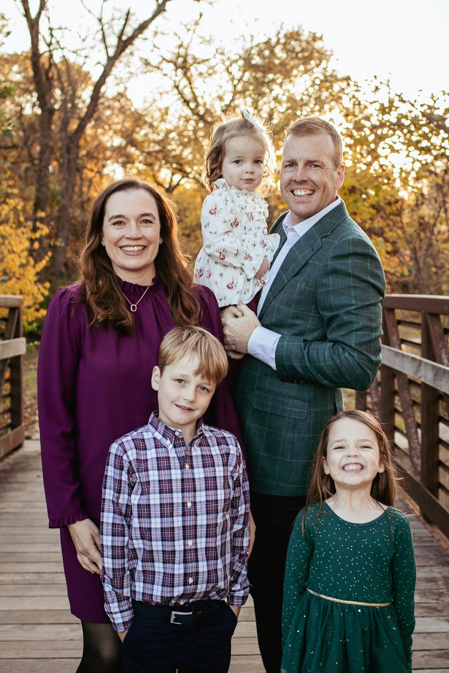 Anthony Clervi and his family